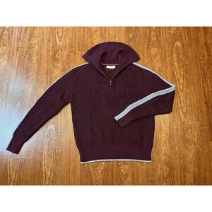 Icebreaker Purple and Gray Turtleneck Sweater